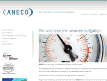 Tablet Screenshot of aneco.de